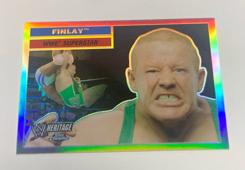Finlay 2006 WWE Topps Chrome Heritage REFRACTOR Card #17