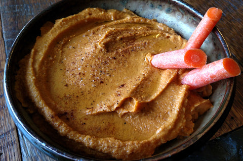 How to Make Sweet Potato Hummus by Sow True Seed 