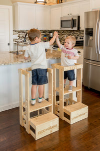 Tot Tower Safe Step Stool Mommy S Helper Learning Center Toddler Safety Stool Kitchen Step Stool Tkp Designs Llc