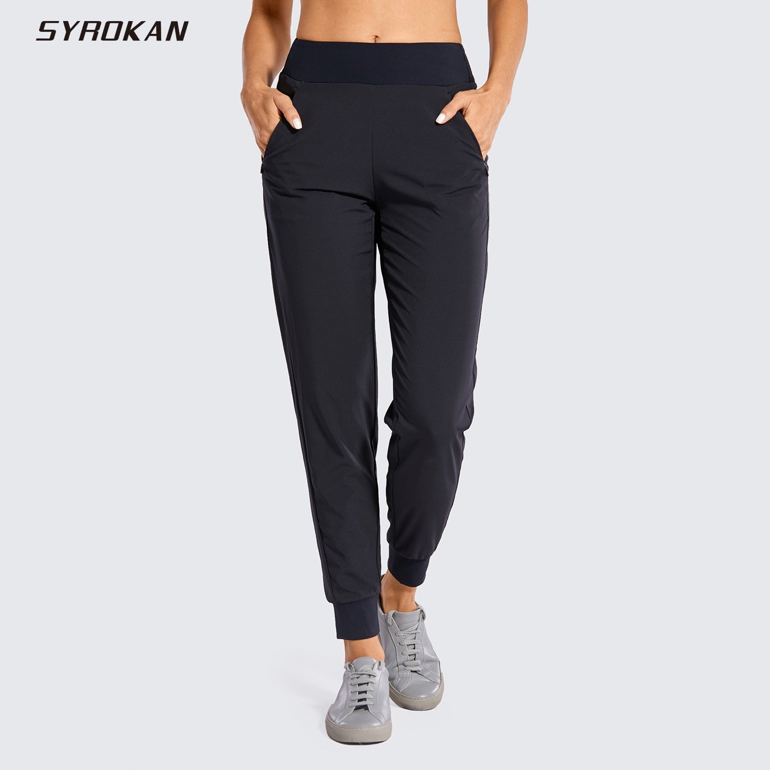 women's sweatpants with zipper pockets