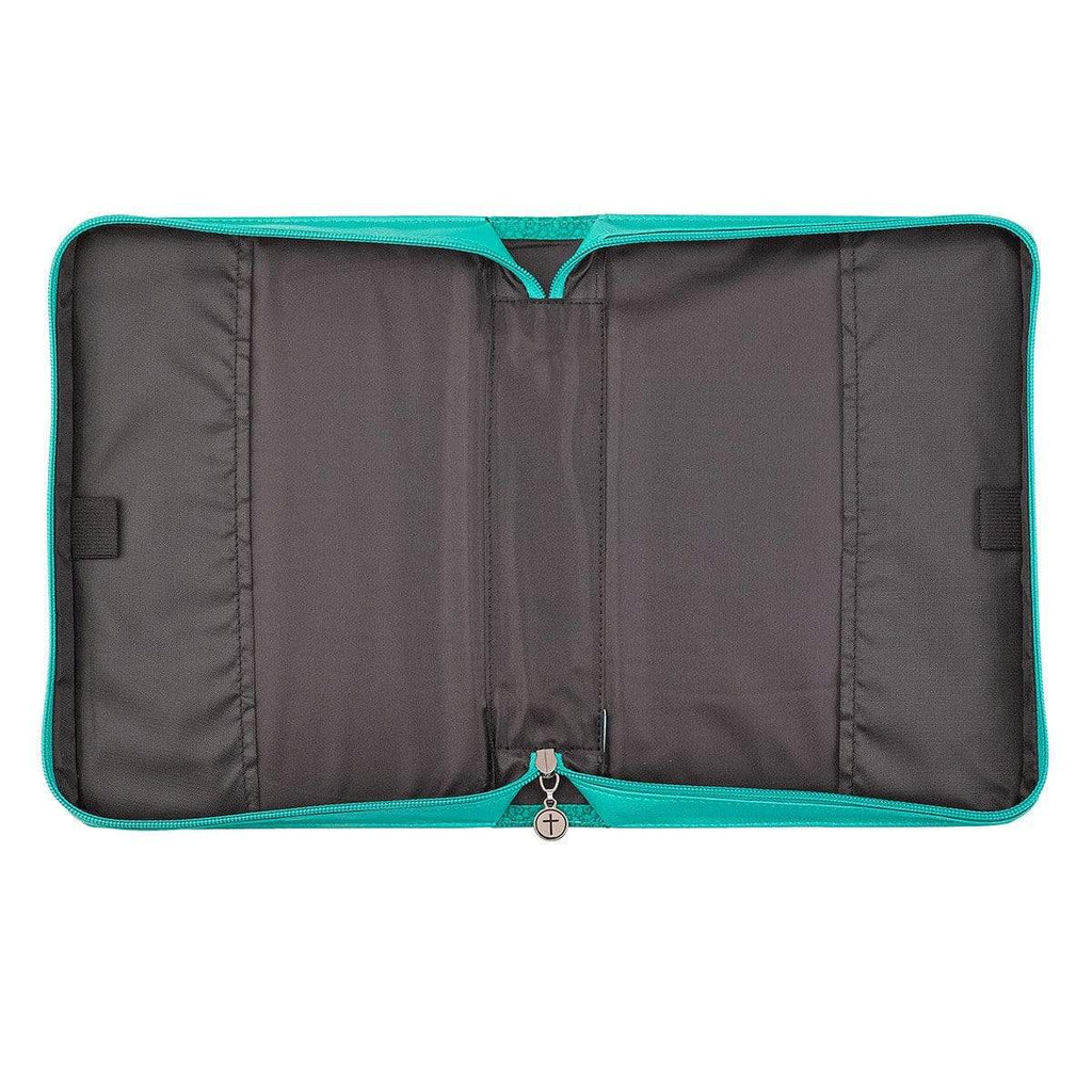 Grace Bible Cover In Teal