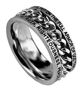 Men's Armor Of God Chain Ring | Atrio Hill