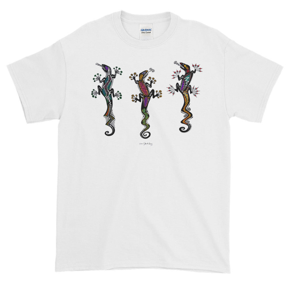 Party Geckos Short Sleeve T Shirt Coool Cats