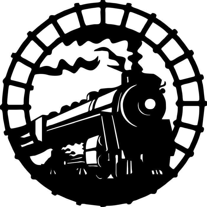 train-1 Laser Cut Vinyl Record representation — SMFX Designs