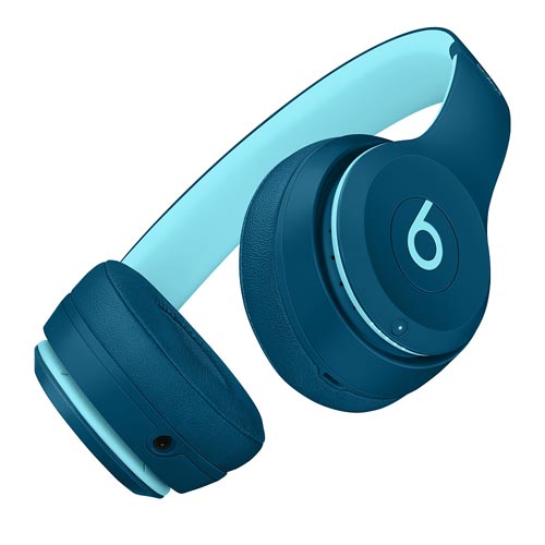 beats solo 3 wireless headphones blue