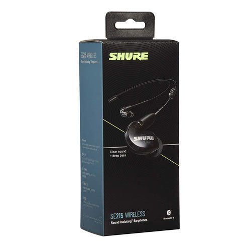 Shure Se215 Sound Isolating Earphones With Bluetooth 5 Wireless Remote Metrosix