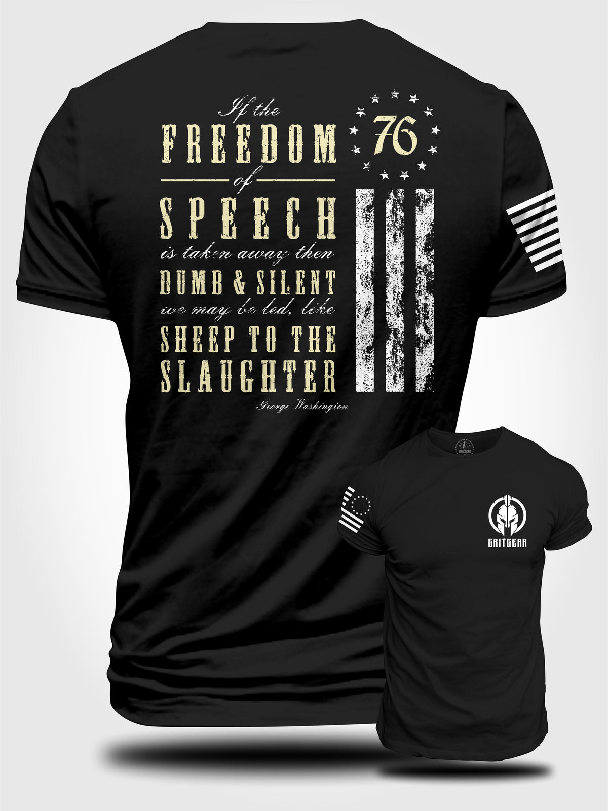 Freedom of the Speech T-shirt | Grit Gear Apparel