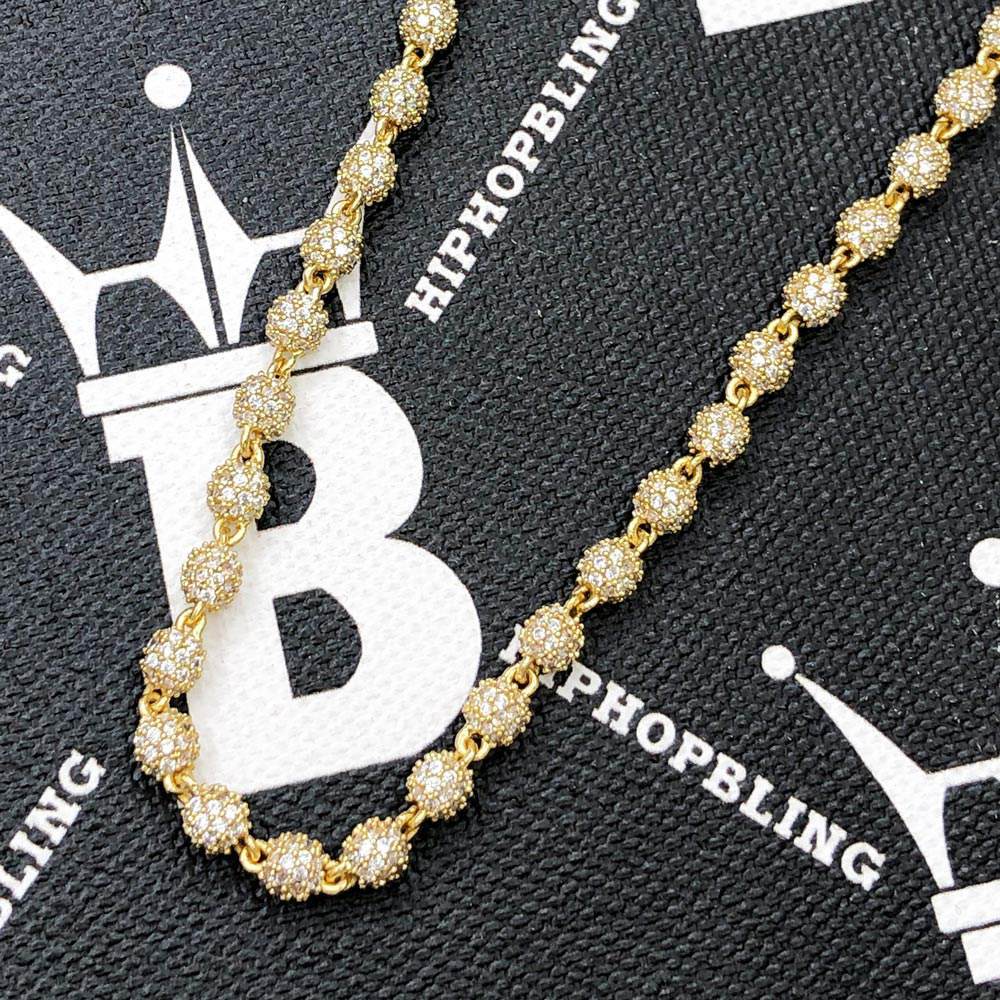 4MM Dog Tag Link CZ Hip Hop Iced Out Chain