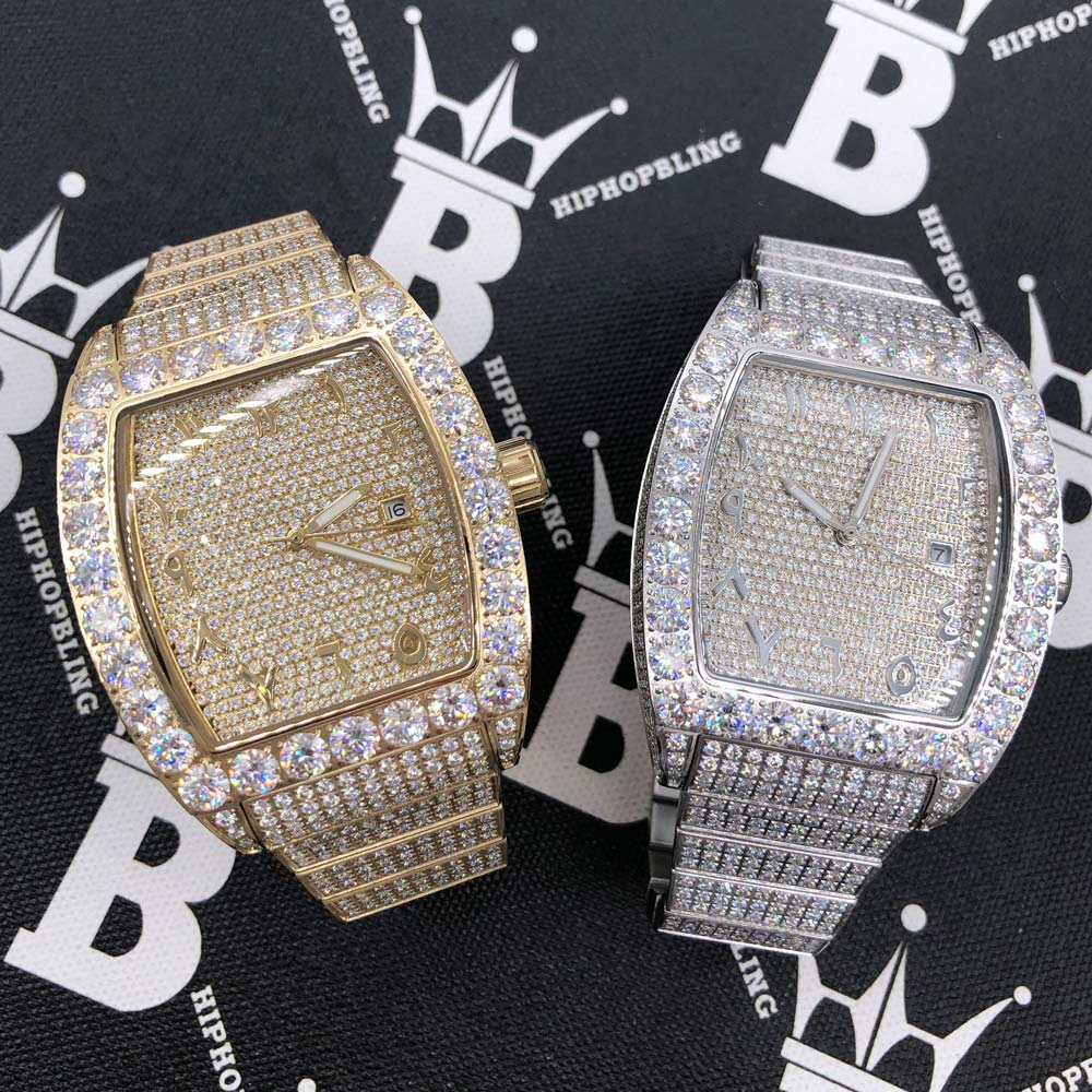 Crown Iced Out Hip Hop Bling Bustdown Watch – HipHopBling