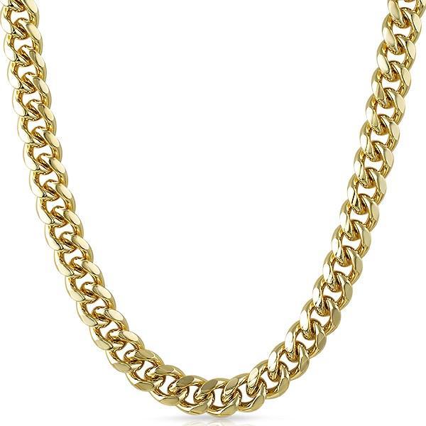 Gold Miami Cuban Chain Plated 11MM Wide (24)