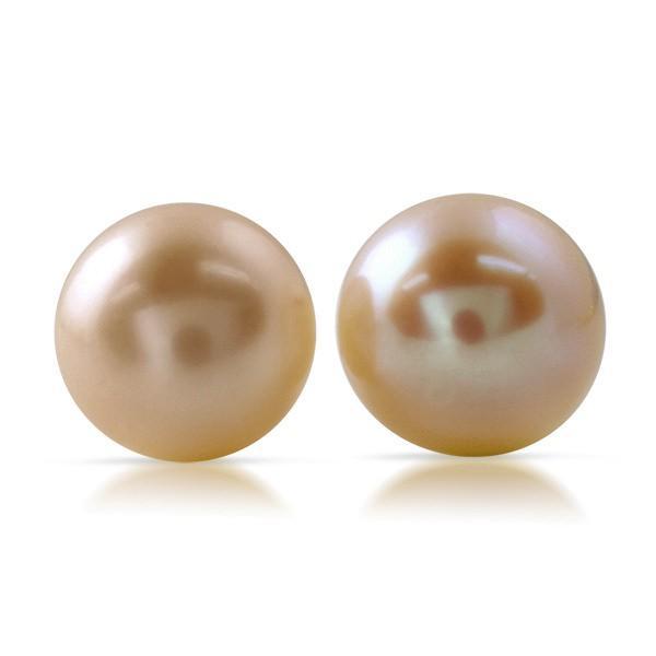 Pink Freshwater Pearl .925 Sterling Silver Earrings (5MM)