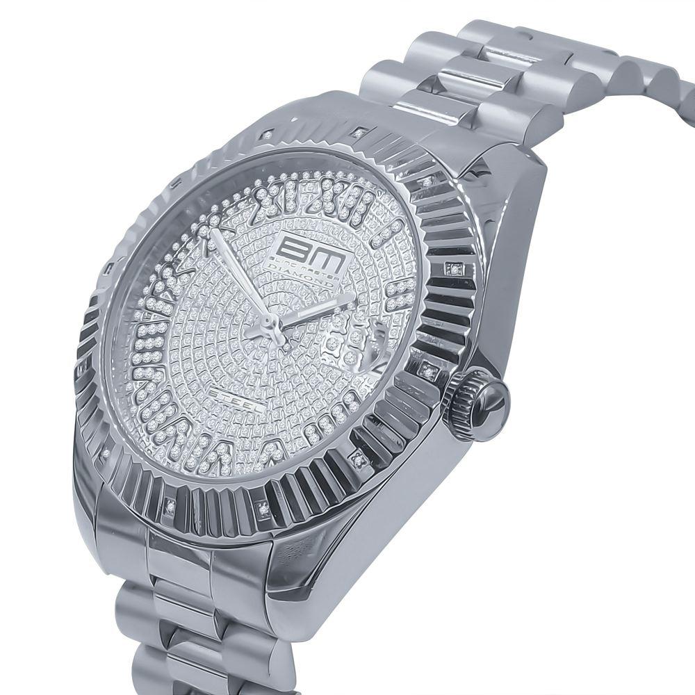 Real Diamond Hip Hop Dress Watch