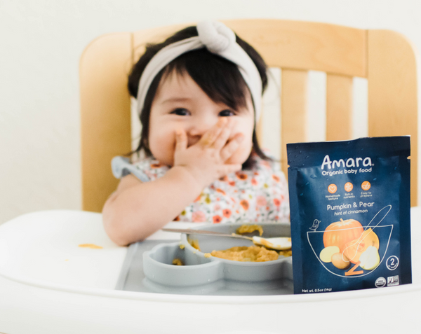 amara pumpkin puree baby food