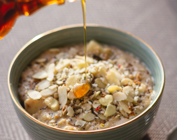 toddler oatmeal with pears