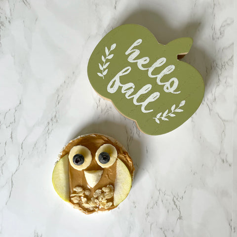 owl rice cake