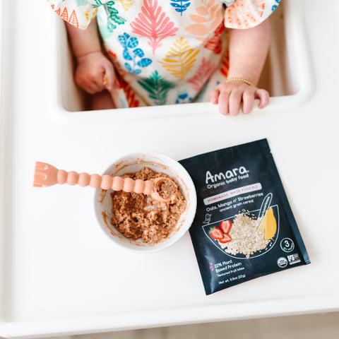 The Benefits of Spoon Feeding your Baby - Amara Organic Foods