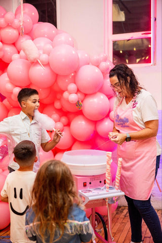 Cotton Candy Cart at Boujie Kidz Relaunch Party