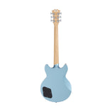 D'Angelico Premier Brighton Electric Guitar, Ice Blue Metallic