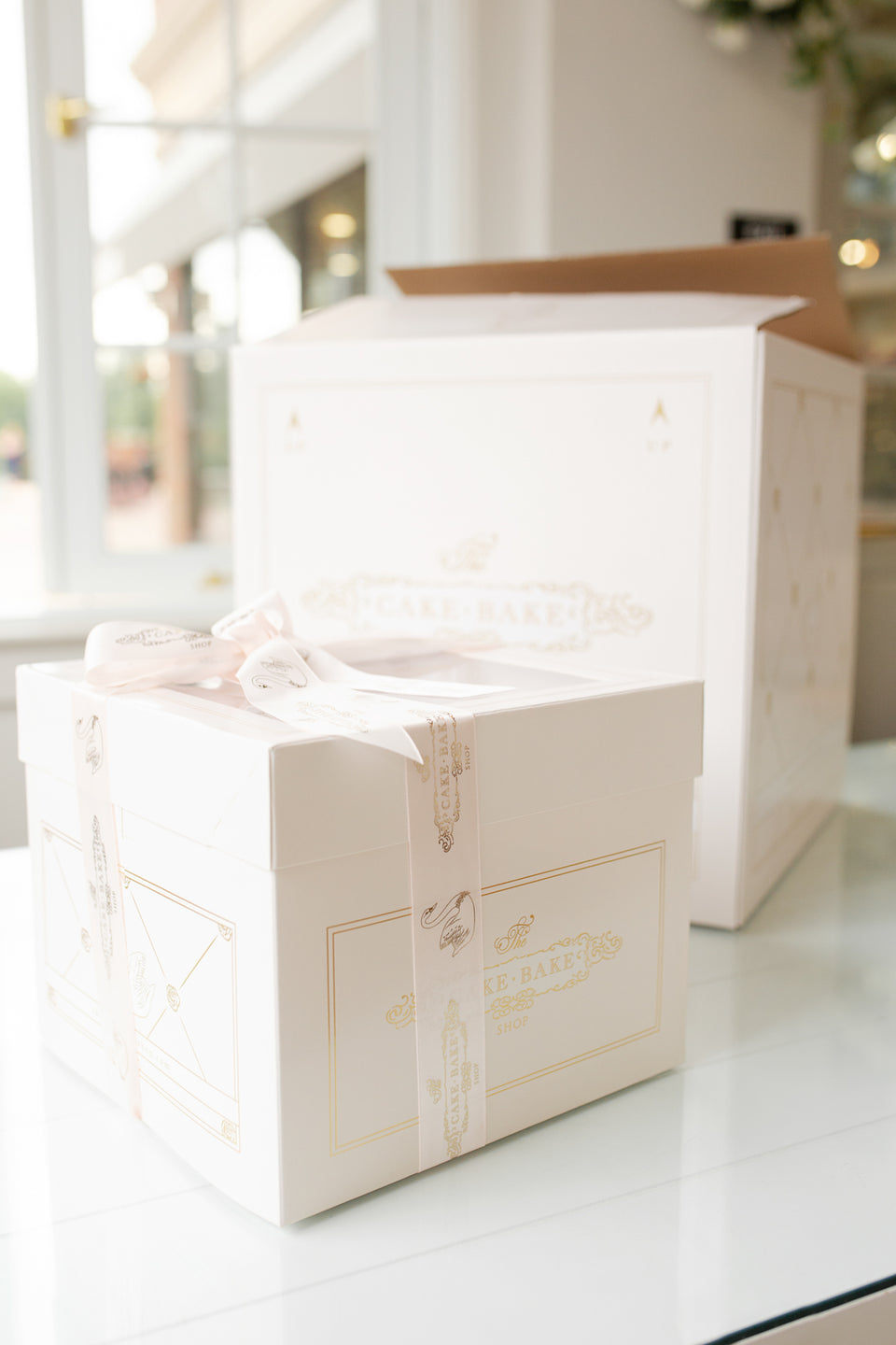 3 Tier Wedding Cake Gift Card Box (White Cake Box Only)*