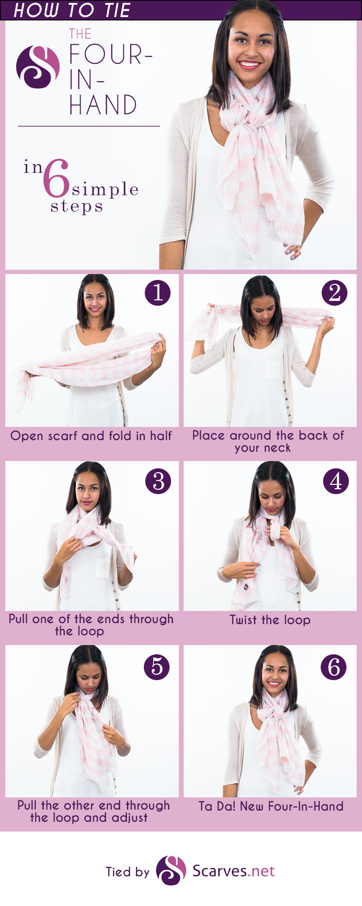 four-in-hand knot in 6 simple steps