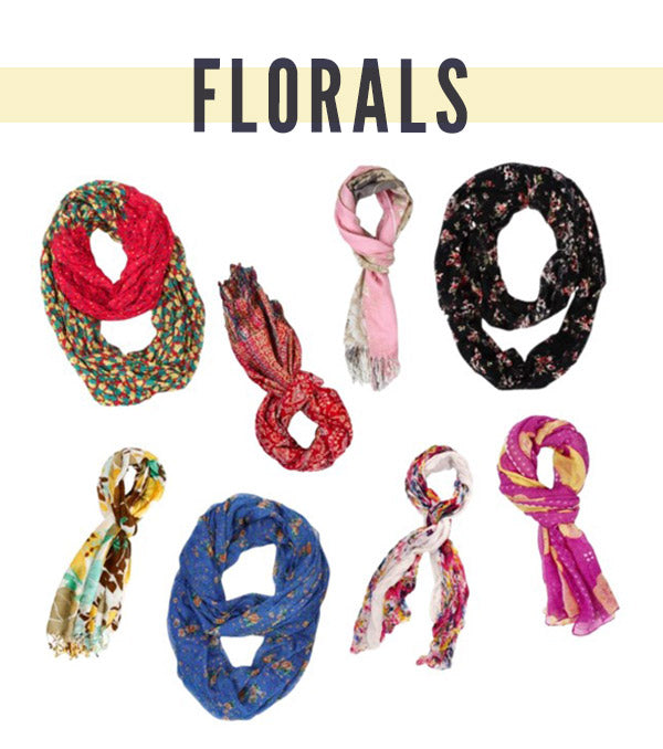 scarves in the category of florals
