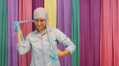 Step 5 How to tie a Side Scarf Pony