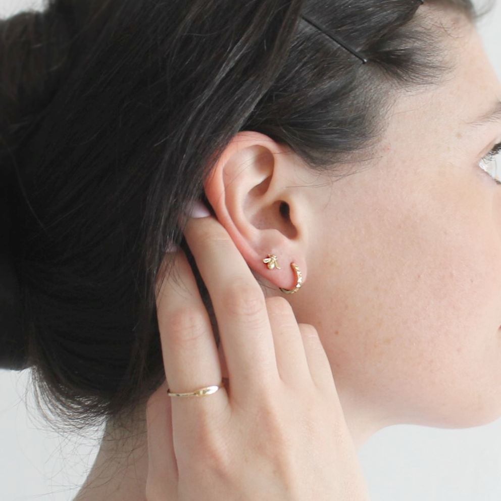 Bee and diamond cut hoops 2.png__PID:0f056e08-c964-439c-a0d7-047c25a782d2