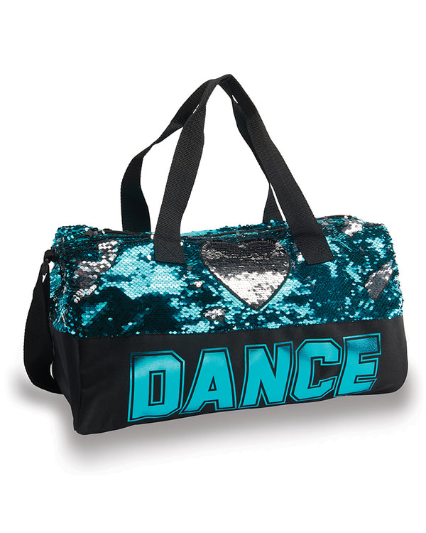 ZBH Sequins Duffle Bag For Women, Sequins Gym Bag For Women