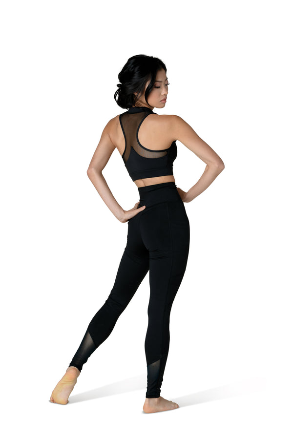 Move Dance Envision Zip Front Crop Top - Move Dance US