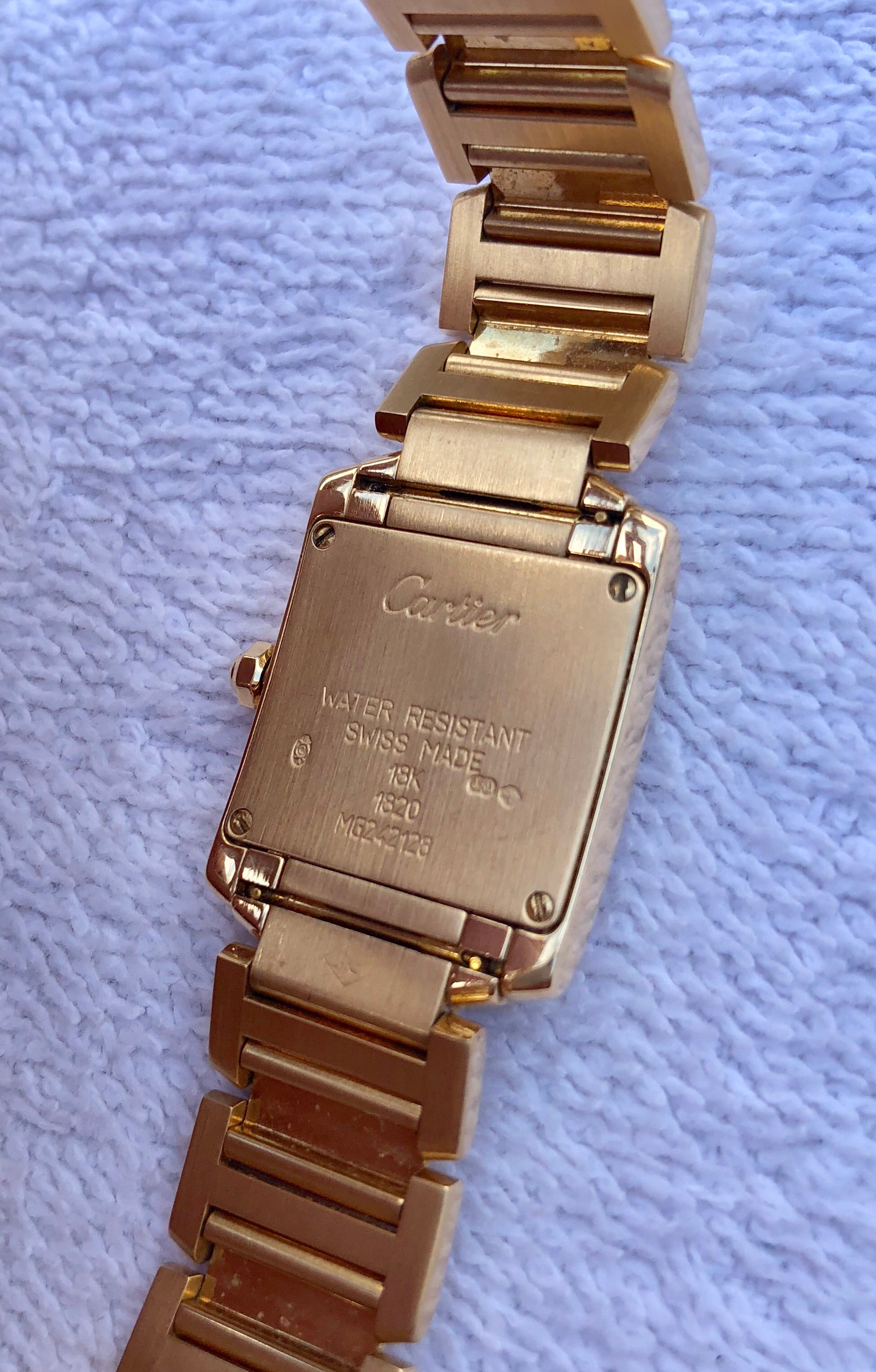 Cartier Tank Francais 18K Gold 