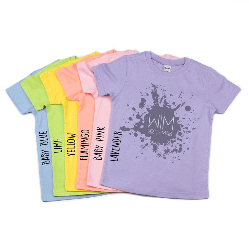 Easter Bunny with Glasses - Kids Pastel Tee - West+Mak