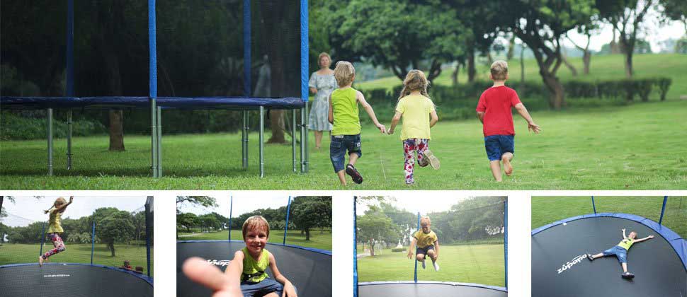 round trampolines