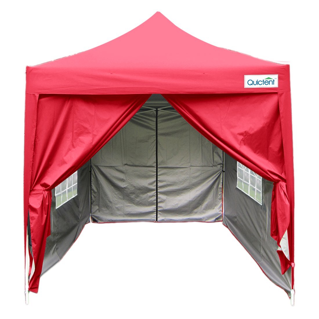 Quictent Silvox 6.6' X 6.6' Pop Up Canopy Tent Red – Brandline