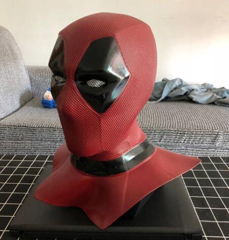 Deadpool Mask Breathable Hard Latex Full Face Mask