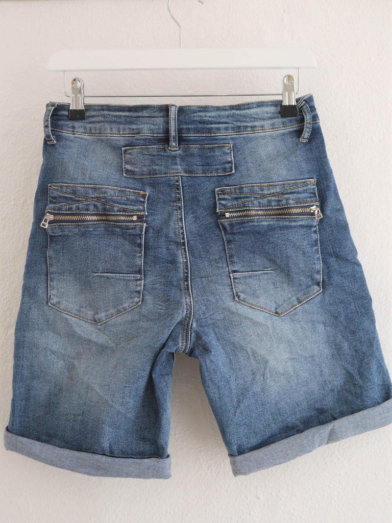 Melly & Co Denim 4 Button Shorts – No1 George Street