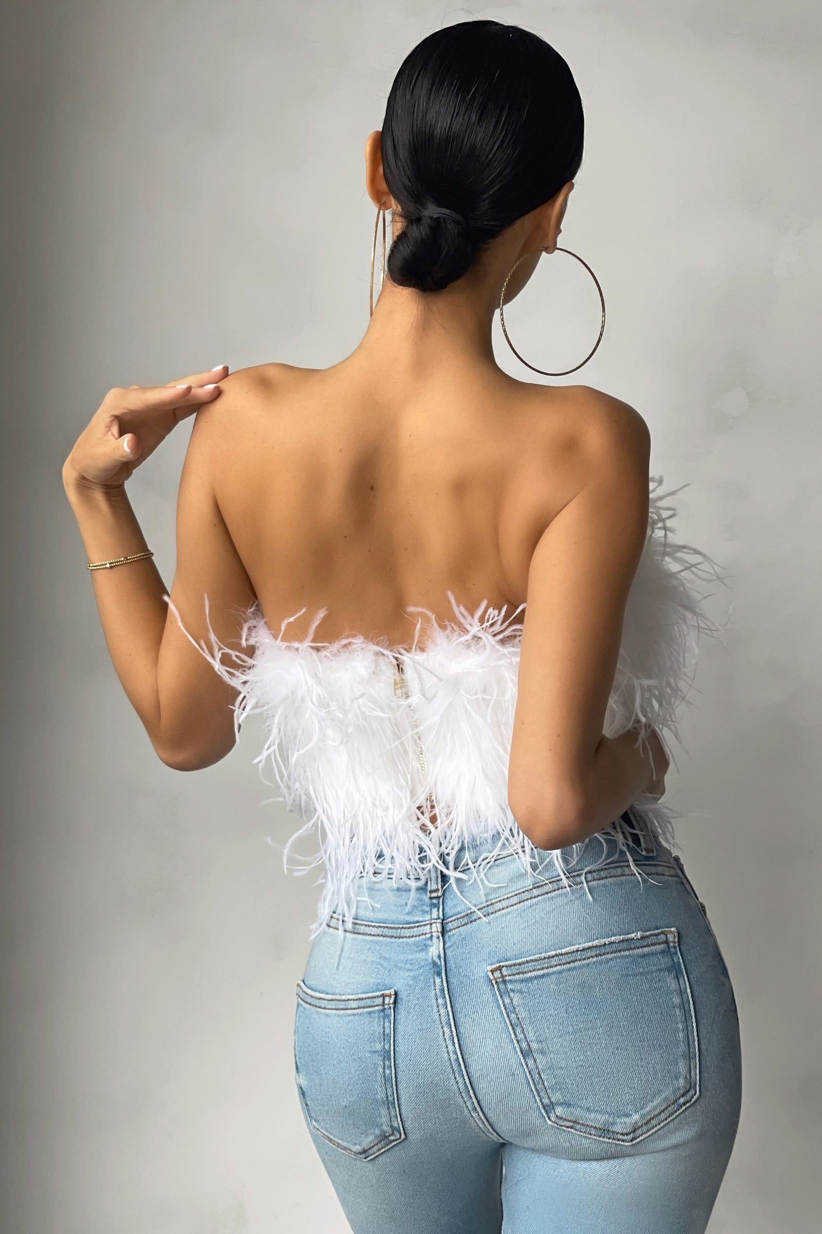 Imagination White Lace Structured Corset Top – Club L London - UK