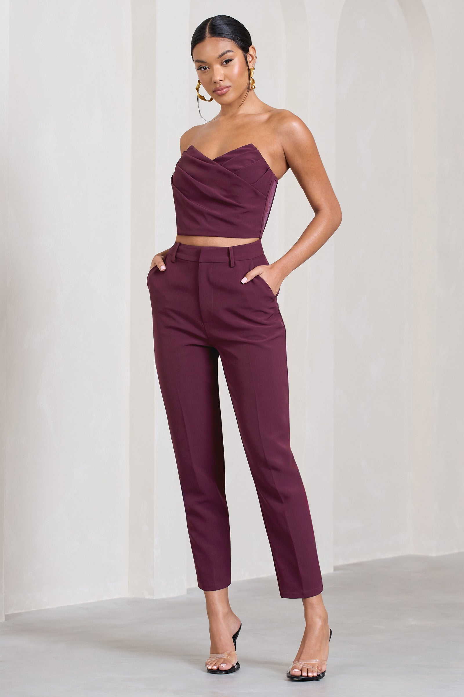 Dream Beauty Fashion Regular Fit Women Maroon Trousers - Buy Dream Beauty  Fashion Regular Fit Women Maroon Trousers Online at Best Prices in India |  Flipkart.com