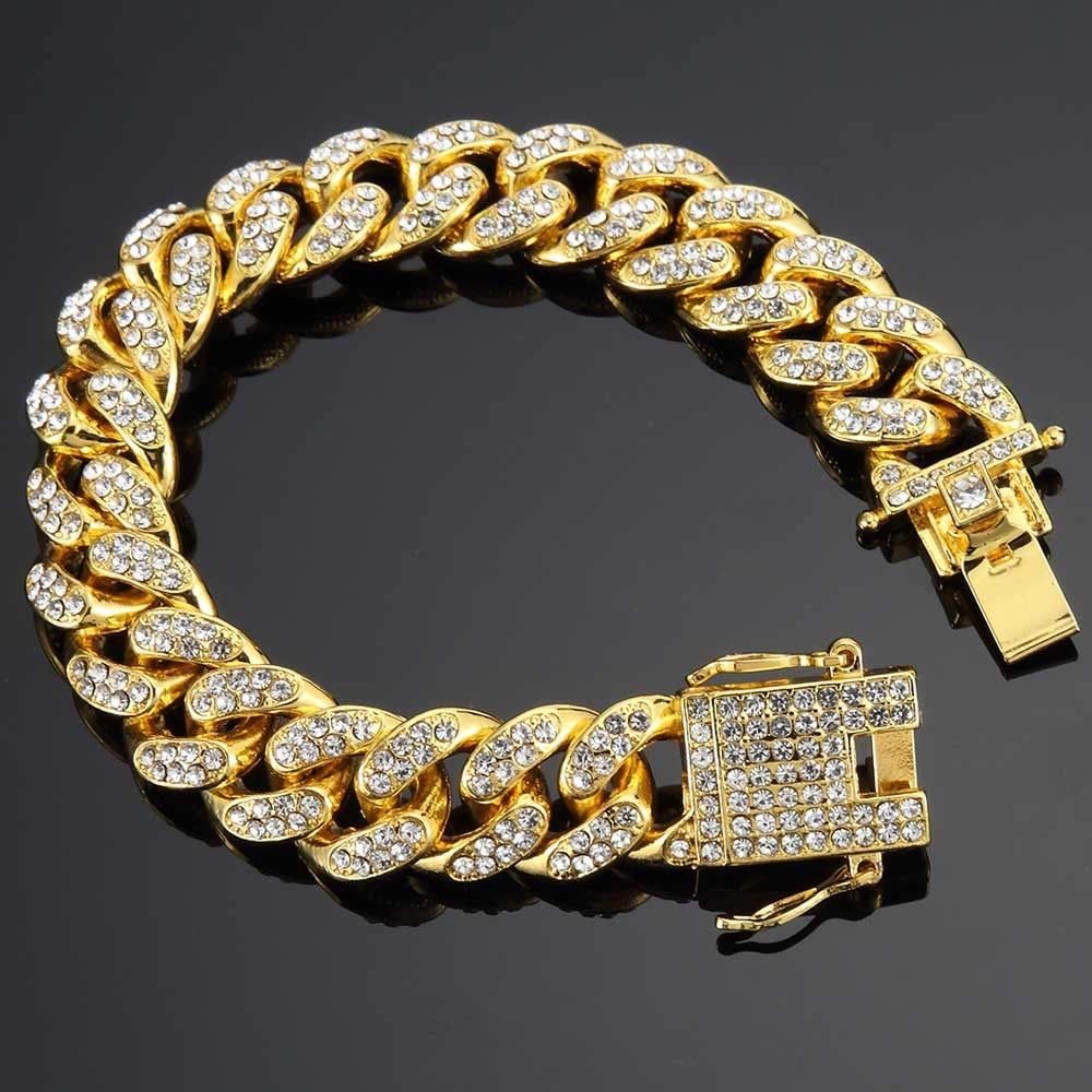 Chain Hip Hop Gold Bracelet Hiphop Popular Jewelry  China Hip Hop Bracelet  and Hip Hop Chain price  MadeinChinacom