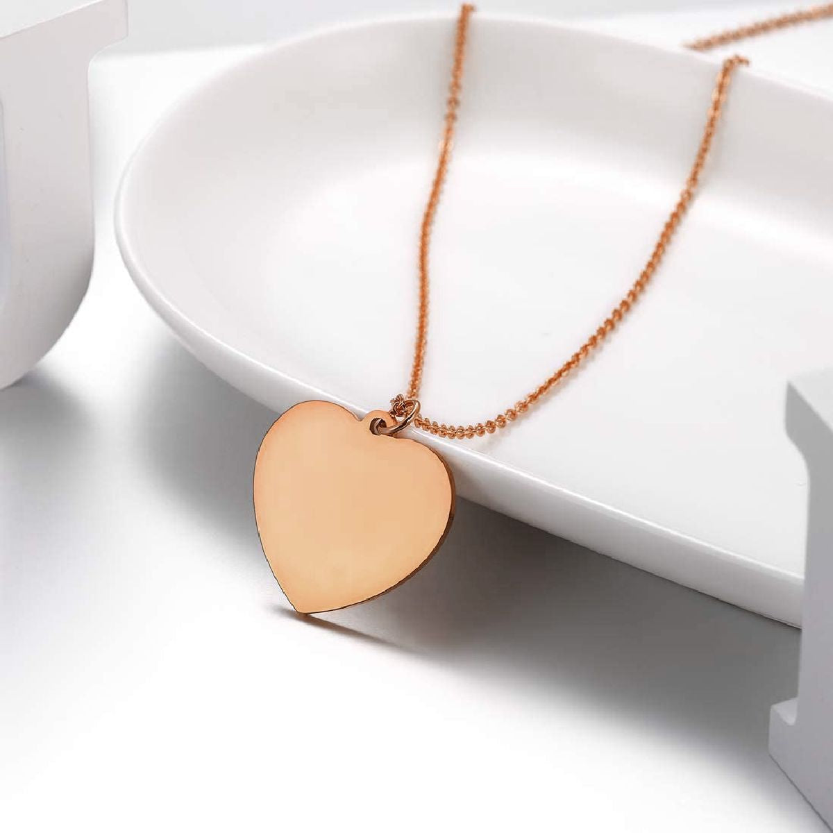 The Roma Initial Heart Necklace