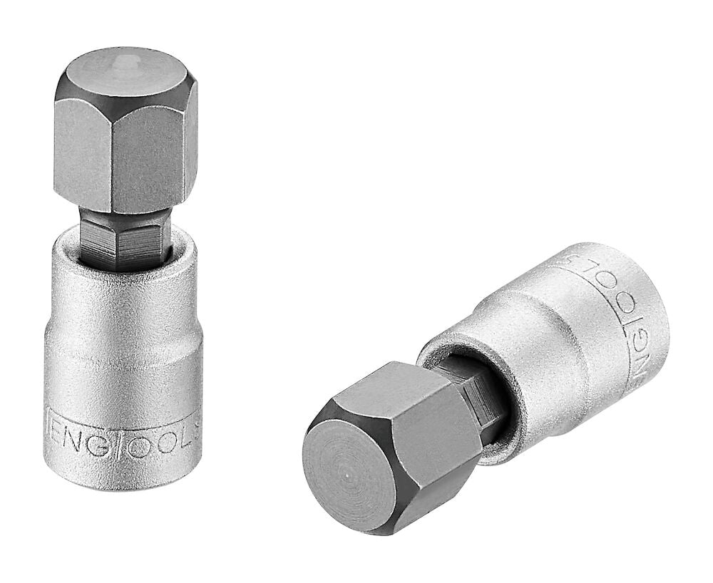 Teng Tools 1/4 Inch Drive Metric Hex Chrome Vanadium Sockets - 12mm