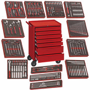 Teng Tools 240 Piece Complete Mixed EVA Foam General Hand Tool Kit (Mega Bundle 2) - TCW707EV-KIT3