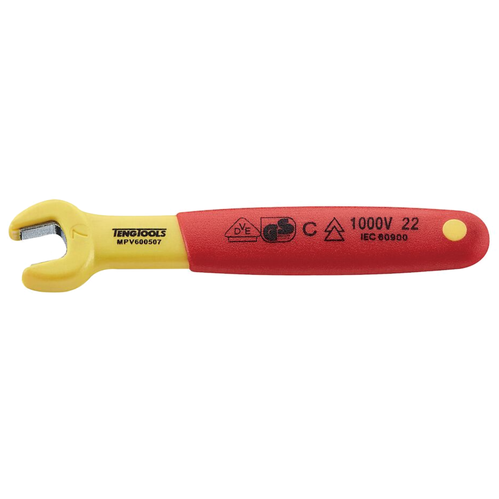 Teng Tools 1000 Volt Insulated Metric Open Ended Wrenches - 7mm