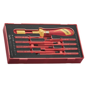 Teng Tools 9 Piece 1,000 Volt Insulated Torque Screwdriver Set - TEAVSD09