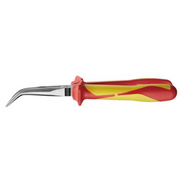 Teng Tools 8 Inch 1000 Volt Insulated 45 Degree Offset Long Nose Bent Plier - MBV463-8