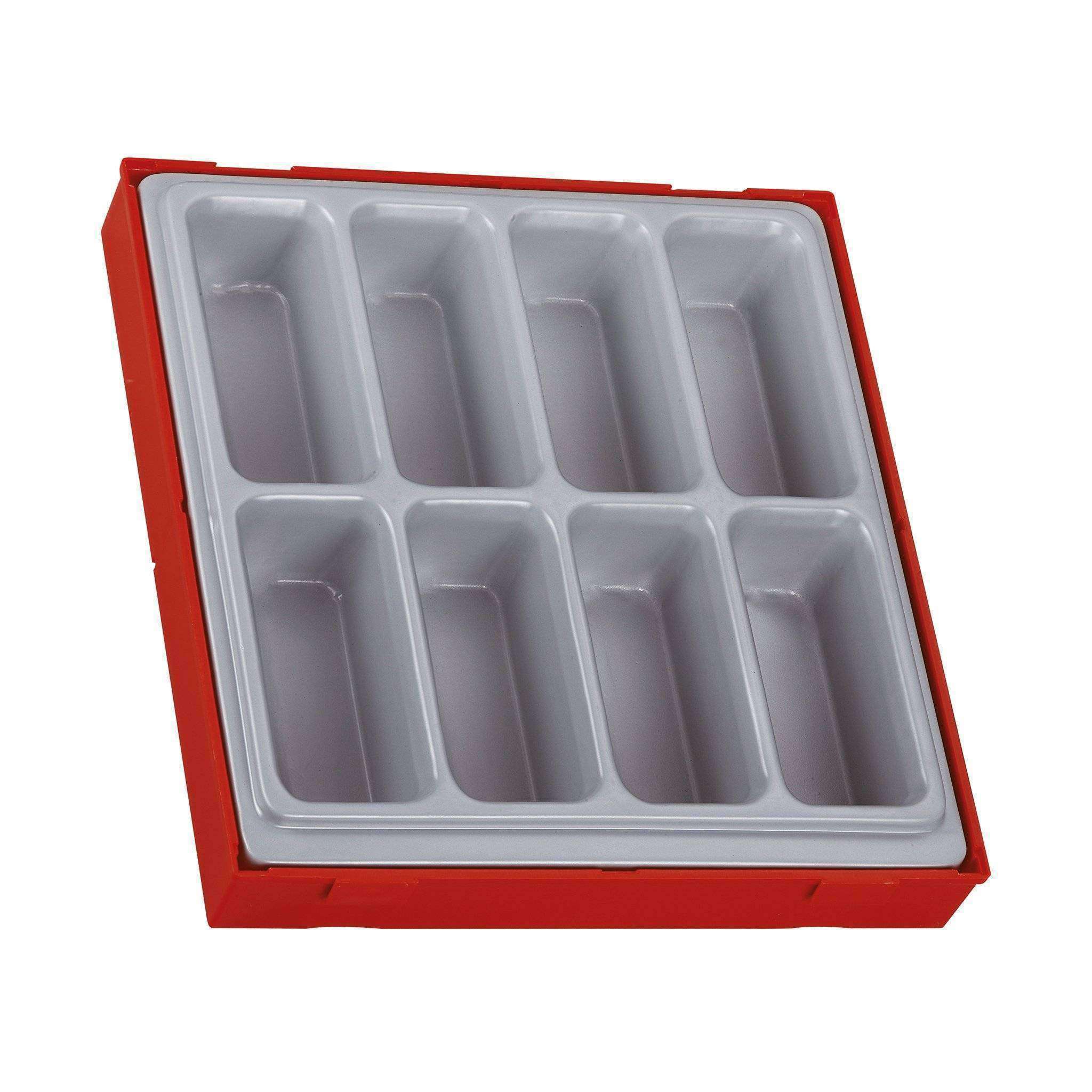Teng Tools 8 Compartment Double Size Empty Plastic Storage Tray - TTD01