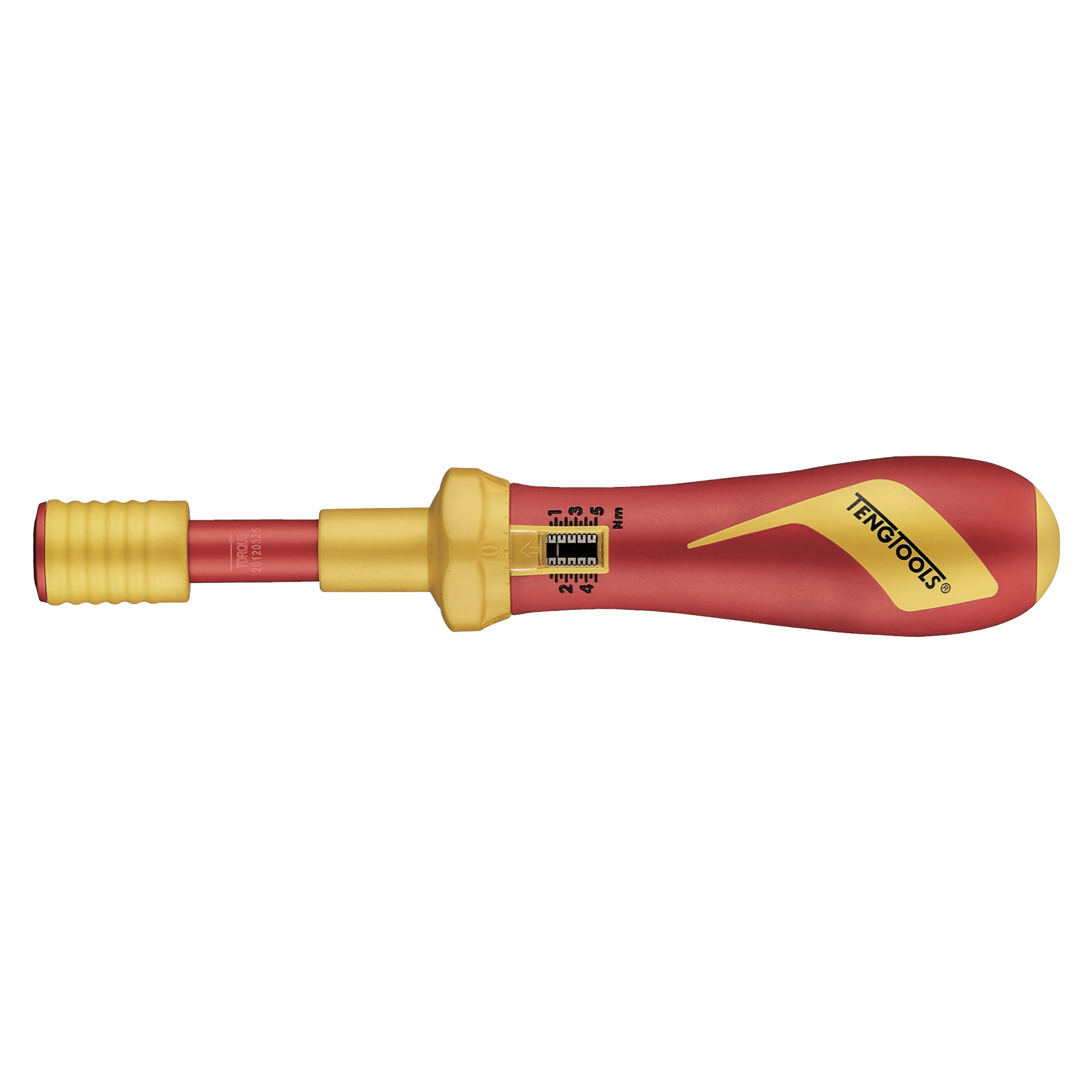 Teng Tools 1/4 Inch Drive 1000 Volt Insulated Torque Screwdriver 1-5Nm , Electricians Tool , Insulated Tool , Electrical Tool - 1492TVSD