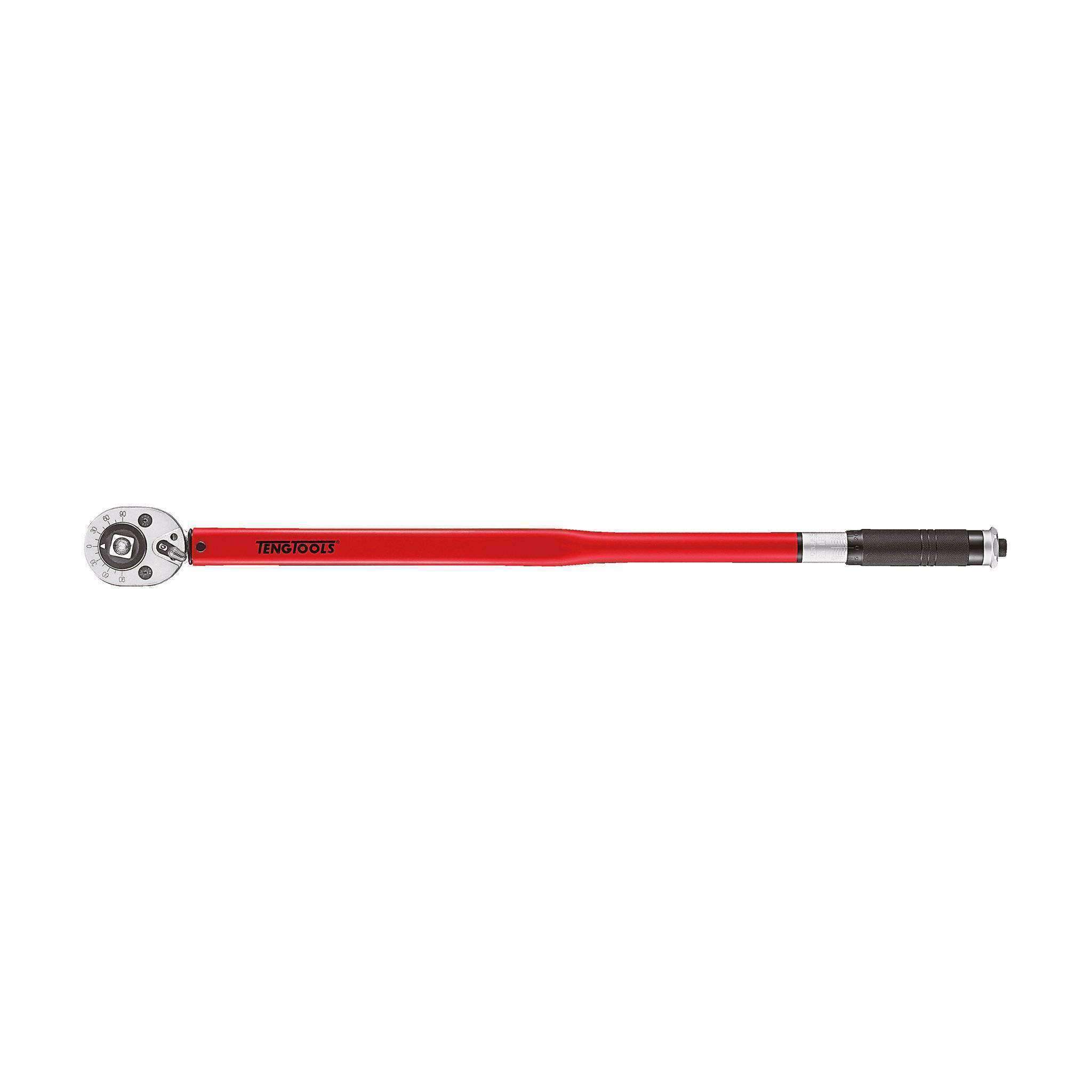 Teng Tools 3/4 Inch Drive Bi-Directional Torque Wrench 50-300 Ft/lb - 3492UAG-ER