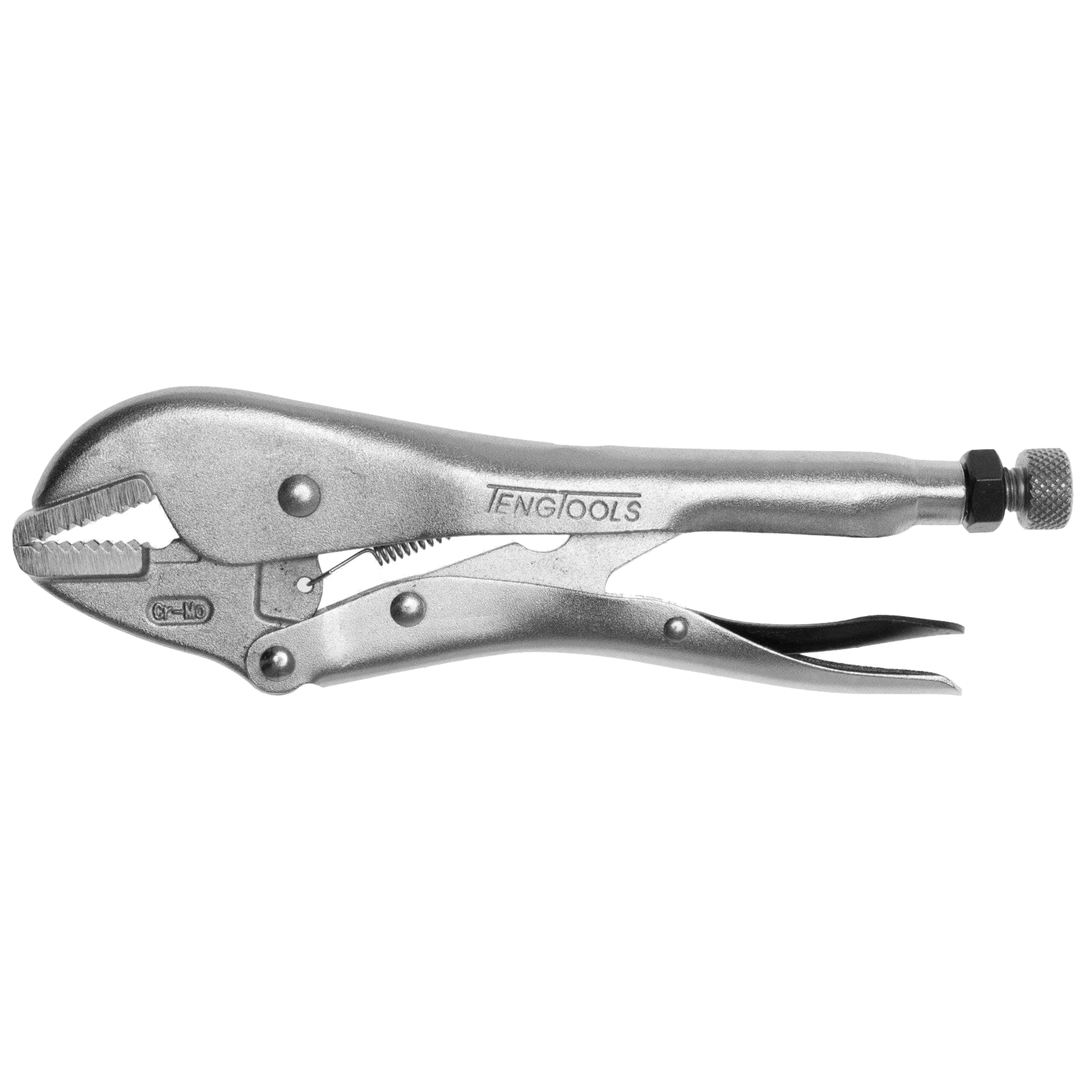 Teng Tools 10 And 12 Inch Flat Jaw Power Vise Grip Locking Pliers - 12 Inch