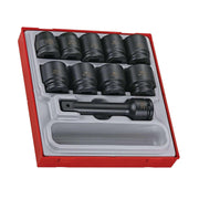 Teng Tools 16 Piece 3/4 Inch Drive 6 Point Regular Metric Impact Socket Set - TTD9416