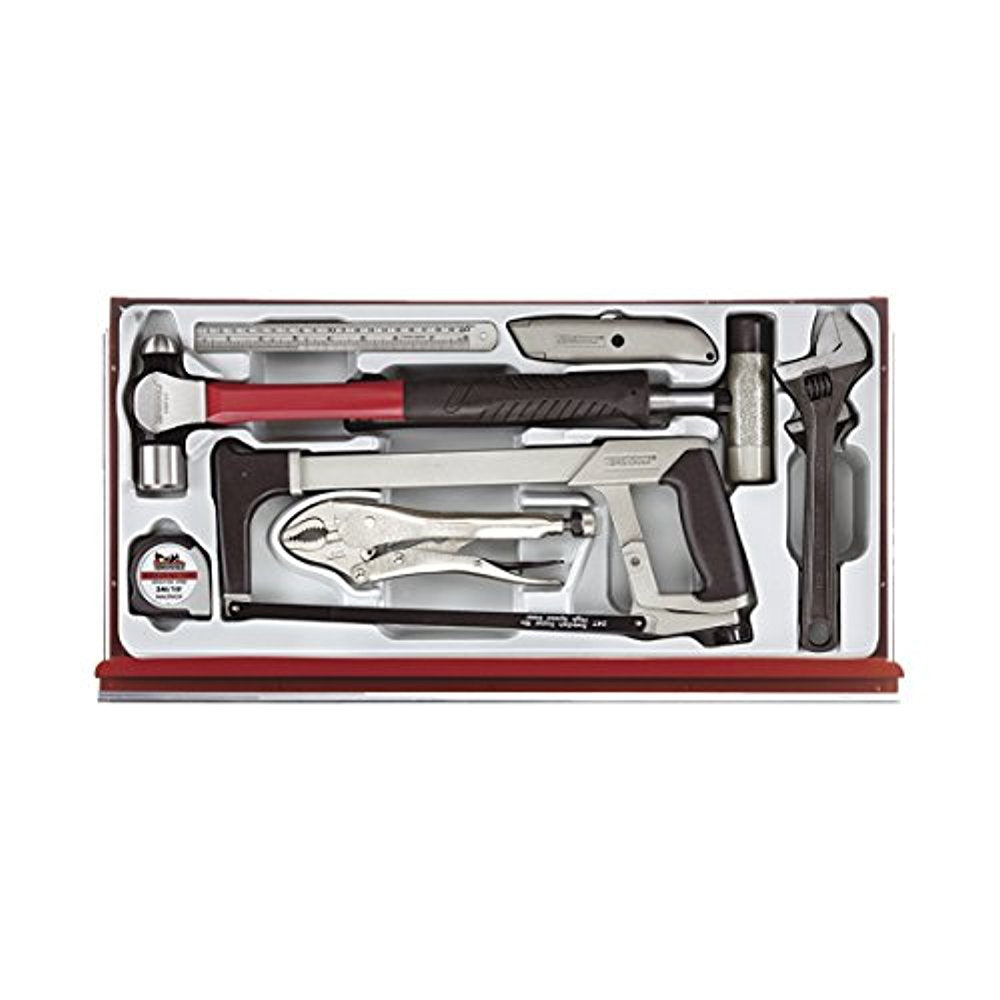 Teng Tools 140 Piece Service Tool Kit 8 With Series Middle Box And Roller Cabinet - TC8140NF